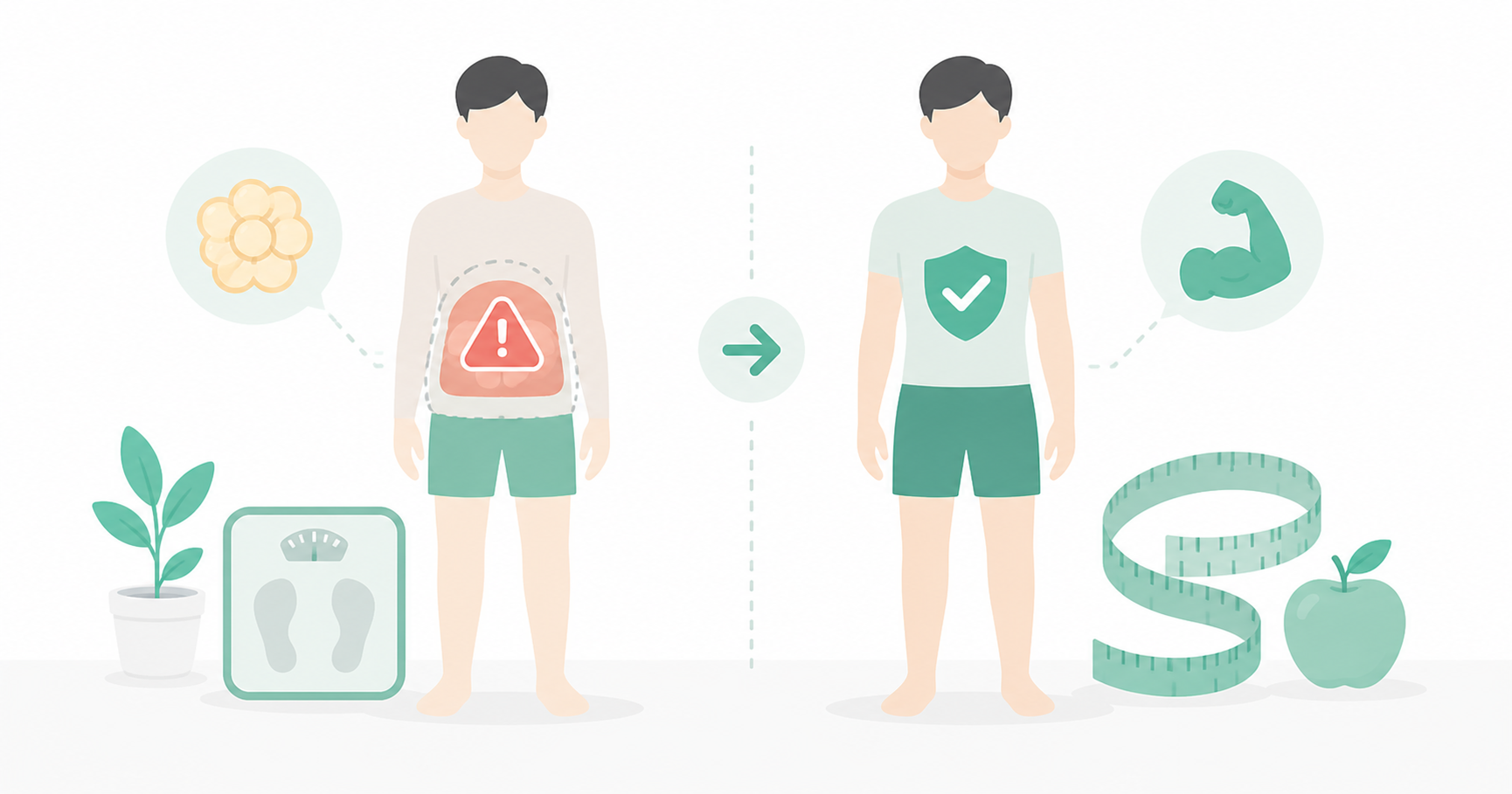 BMI 정상이지만 위험한 마른 비만 - 체지방률의 중요성